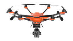 The E10T Thermal Camera mounted on the Yuneec H520 drone.