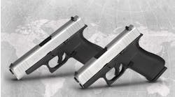 The GLOCK G48 (on left) and G43X (on right).