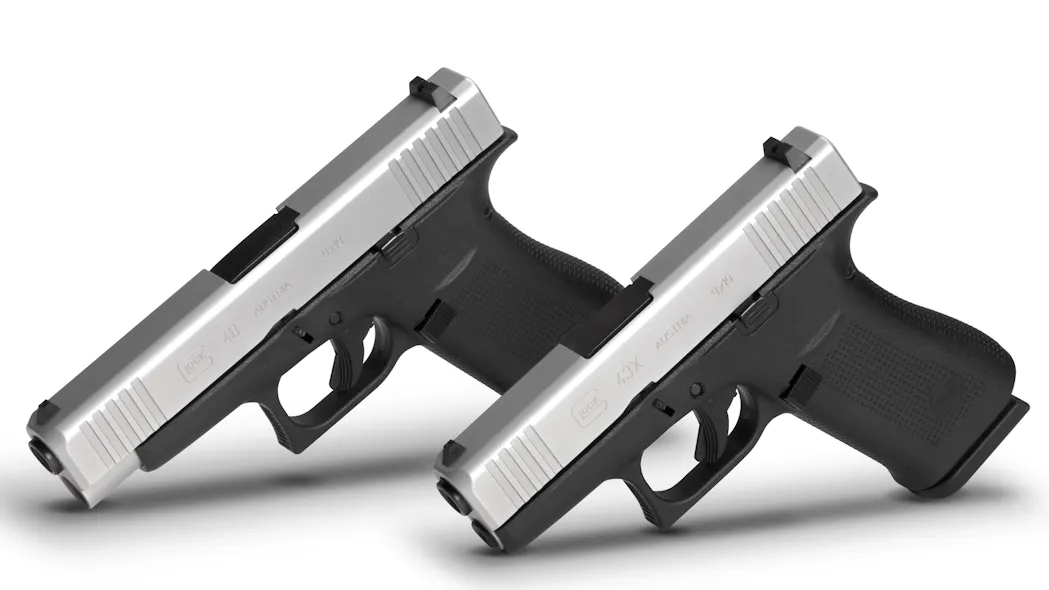 Two New GLOCKS: Slimline Models G43X and G48 | Officer