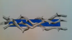 Wrapped Thin Blue Line