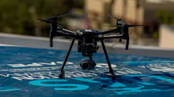 A drone equipped with Cape Aerial Telepresence software is ready to deploy from the City of Chula Vista Police Department headquarters, as part of the FAA Unmanned Aerial Systems (UAS) Integrated Pilot Program (IPP). Chula Vista Police are deploying these drones to serve as first responders, assisting in incidents such as life safety, crime in progress, fleeing subjects, fire and more; providing police with video and decision quality data.