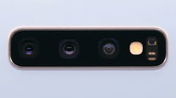 The Samsung Galaxy S10 camera features a 123-degree wide angle lens. The Samsung Galaxy S10 camera features a 123-degree wide angle lens.
