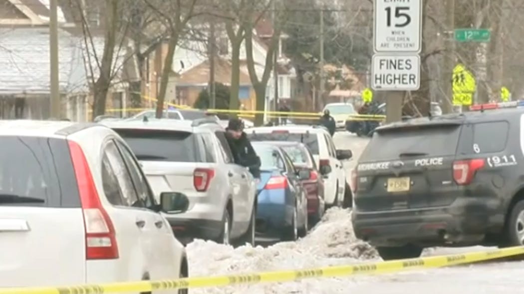A Milwaukee police officer was fatally shot while executing a search warrant Wednesday.