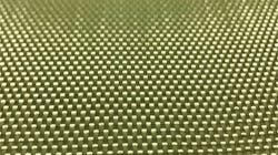 A close up of Kevlar 29 (K29) fiber in a plain weave fabric. A close up of Kevlar 29 (K29) fiber in a plain weave fabric.