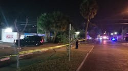 A Pinellas County Sheriff&apos;s deputy and a St. Petersburg Police K-9 were shot and wounded while searching for a suspect who fled from officers on a traffic stop early Friday morning.