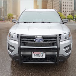 Beginning immediately, Gamber-Johnson will now be offering push bumpers, window guards, window bars, trunk trays, gun mounts and partitions. Beginning immediately, Gamber-Johnson will now be offering push bumpers, window guards, window bars, trunk trays, gun mounts and partitions.