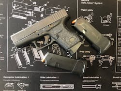 Glock 43. With a history dating back decades and having been carried in virtually every environment on the planet, Glock firearms have a strong reputation for taking abuse and performing as needed when needed.