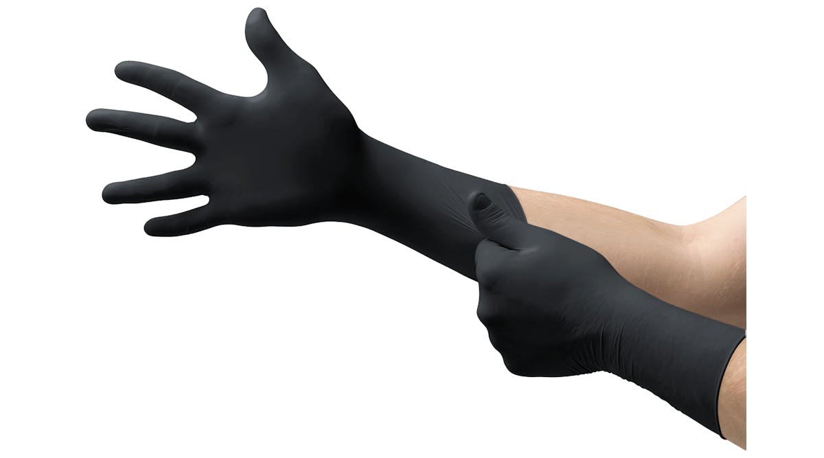 Microflex Mid Knight Xtra 93 862 Black Nitrile Product Donning Glove