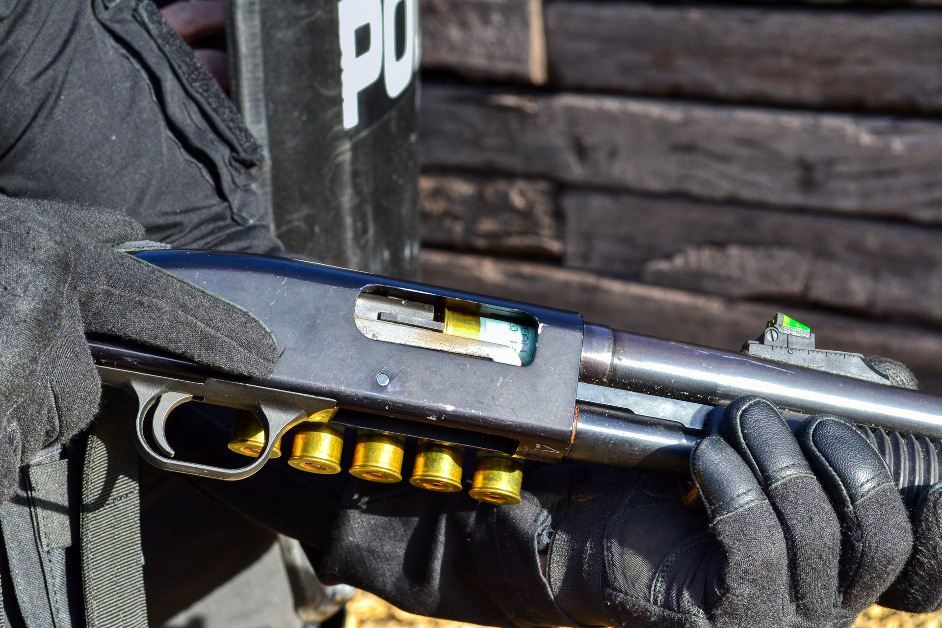 12 gauge less lethal products have an advantage; they can be used in 12 gauge shotguns, which most agencies already have. It is strongly recommended that agencies use dedicated less legal shotguns.