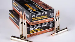 Sig 243 Win And 30 06 Elite Hunting Copper Game Ammo