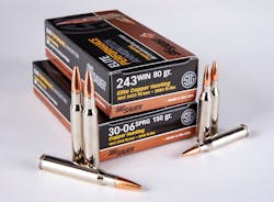 Sig 243 Win And 30 06 Elite Hunting Copper Game Ammo