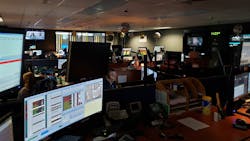 Inside the Anne Arundel County (Md.) Police Department Communications Center.