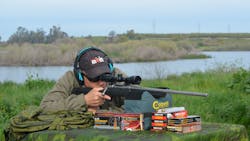 It took a while to get a chance to test the 6.5 Creedmoor. My friends, Robert Marvulli and Rick Macchia, and I shoot longer distances at a ranch near Yosemite owned by a mutual friend. There, we have several hundred yards of various shooting lanes. However, California has been blessed with lots of rain and snow this year and we were not willing to churn up the limited access roads with our trucks. Finally, we contacted Mike Bettencourt, who gave us a few hours on his ranch in Winton, Calif., and we set up targets at 200 and 500 yards. It took a while to get a chance to test the 6.5 Creedmoor. My friends, Robert Marvulli and Rick Macchia, and I shoot longer distances at a ranch near Yosemite owned by a mutual friend. There, we have several hundred yards of various shooting lanes. However, California has been blessed with lots of rain and snow this year and we were not willing to churn up the limited access roads with our trucks. Finally, we contacted Mike Bettencourt, who gave us a few hours on his ranch in Winton, Calif., and we set up targets at 200 and 500 yards.