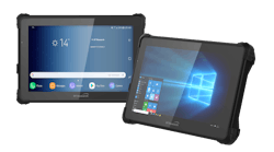 The DT380CR and DT380Q rugged tablets from DT Research. The DT380CR and DT380Q rugged tablets from DT Research.