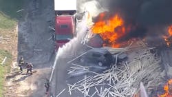 A Colorado State Patrol trooper rescued a teen in the path of tractor-trailer barreling down the highway Thursday. A Colorado State Patrol trooper rescued a teen in the path of tractor-trailer barreling down the highway Thursday.