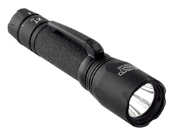 The XT DF flashlight by ASP Inc. offers an intense, 600 lumens of primary illumination, with a secondary light level that’s user-programmable at 15, 60, or 150 lumens, or strobe. The XT DF flashlight by ASP Inc. offers an intense, 600 lumens of primary illumination, with a secondary light level that’s user-programmable at 15, 60, or 150 lumens, or strobe.