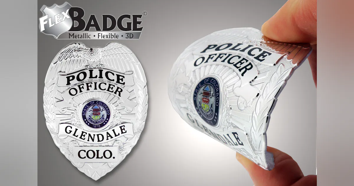 FlexBadge Lightweight 3D Flexible Badge Emblem Officer Flexbadge lightweight 3d flexible badge emblem officer