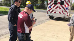 First responders use TVU Networks IP-based video solutions to review live footage during a training exercise last month at Texas A&M Winter Institute.