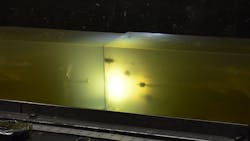 Here are 2 back to back ballistic gelatin blocks. The same cartridge has been fired into this block 6 times. Notice that the bullets came to rest within a few inches of each other. The closer they are at rest, the higher the FBI Protocol score. Here are 2 back to back ballistic gelatin blocks. The same cartridge has been fired into this block 6 times. Notice that the bullets came to rest within a few inches of each other. The closer they are at rest, the higher the FBI Protocol score.