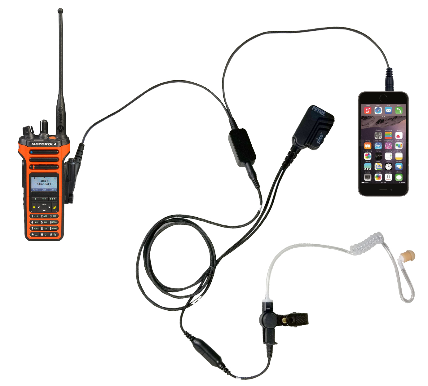 The Pryme Dual Adapter, the APX4000XH