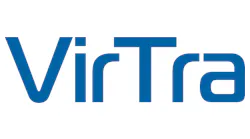 Vir Tra Logo Alpha Blue
