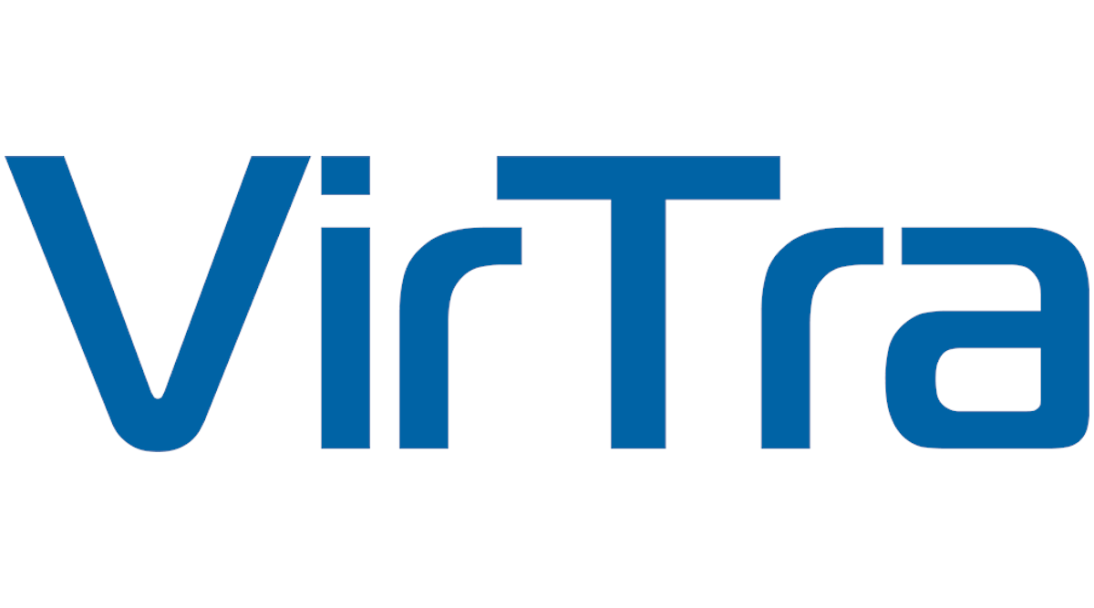 Vir Tra Logo Alpha Blue