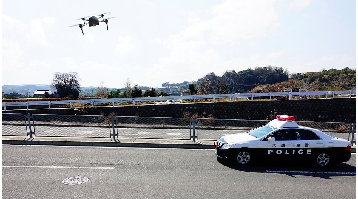 Japanese Police Drone Small