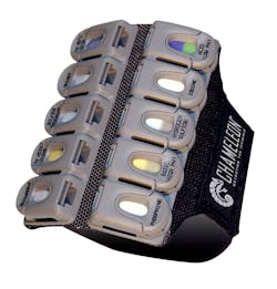 The The Chameleon Fire Investigator Safety Kit arm band. The The Chameleon Fire Investigator Safety Kit arm band.