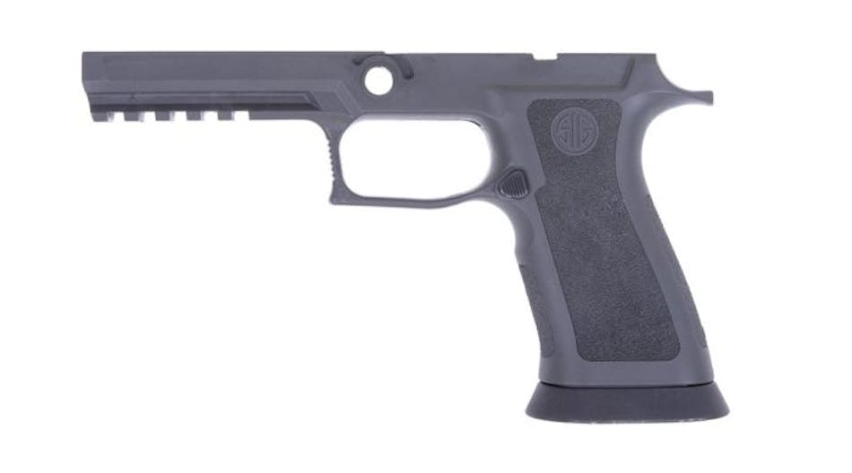 The Sig Sauer P320 XSERIES TXG offers comfortable grip through updated design.