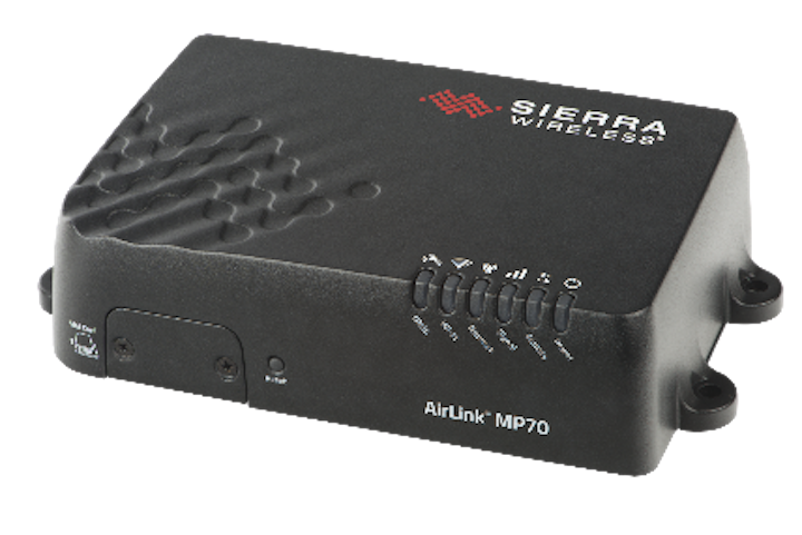 The AirLink® MP70 is a high performance, LTE-Advanced Pro vehicle router.