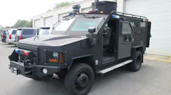The Lenco Bearcat armored personnel carrier from Calvert County Sheriff’s Office (Maryland) is due for replacement. The office is taking donations.