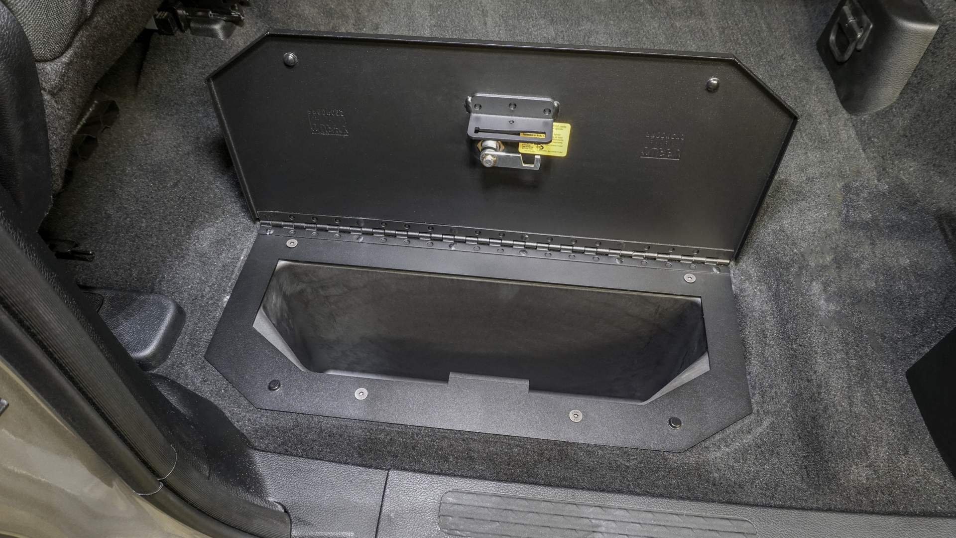 Tuffy 357 Ram In Floor Security Open