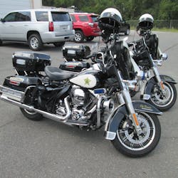 The Calvert County (Maryland) Sheriffs’ Office has roughly 140 sworn members and six motorcycles with two deputies assigned full time. Other deputies are properly trained and certified for motor-ops as needed. The Calvert County (Maryland) Sheriffs’ Office has roughly 140 sworn members and six motorcycles with two deputies assigned full time. Other deputies are properly trained and certified for motor-ops as needed.