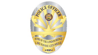 C 115408 Lake Havasu Police Dept Badge Arizona Ar Scroll