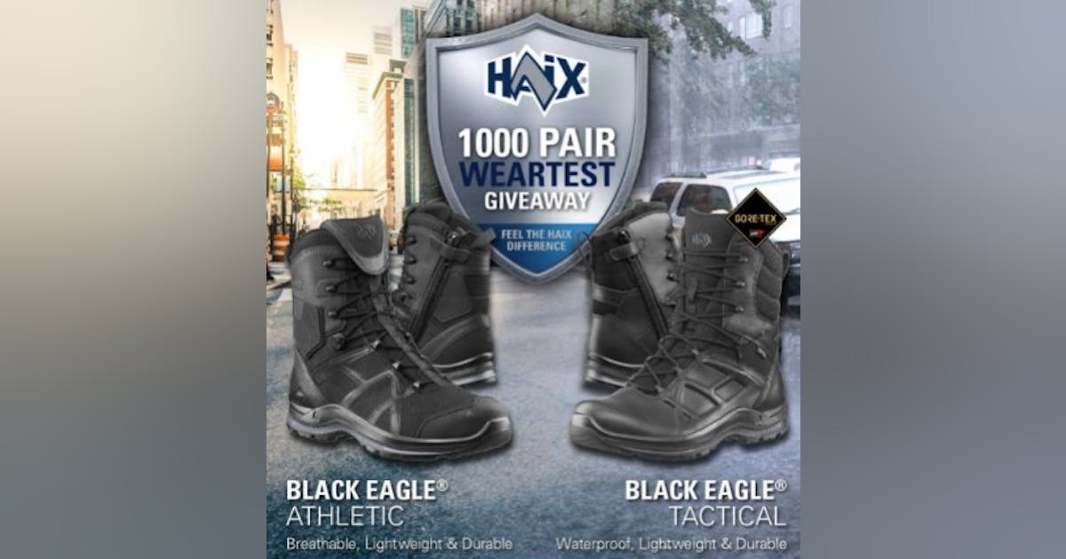 Feel the HAIX Difference: HAIX® is looking for 1000 wear testers | Officer