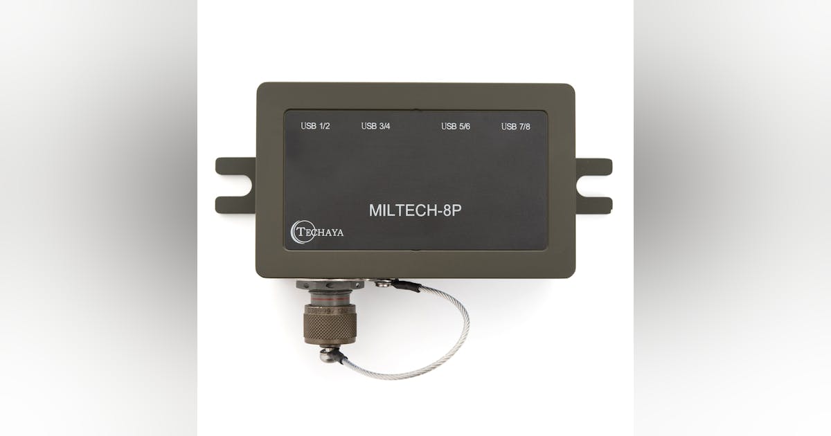 Miltech 8P Rugged USB Charger | Officer