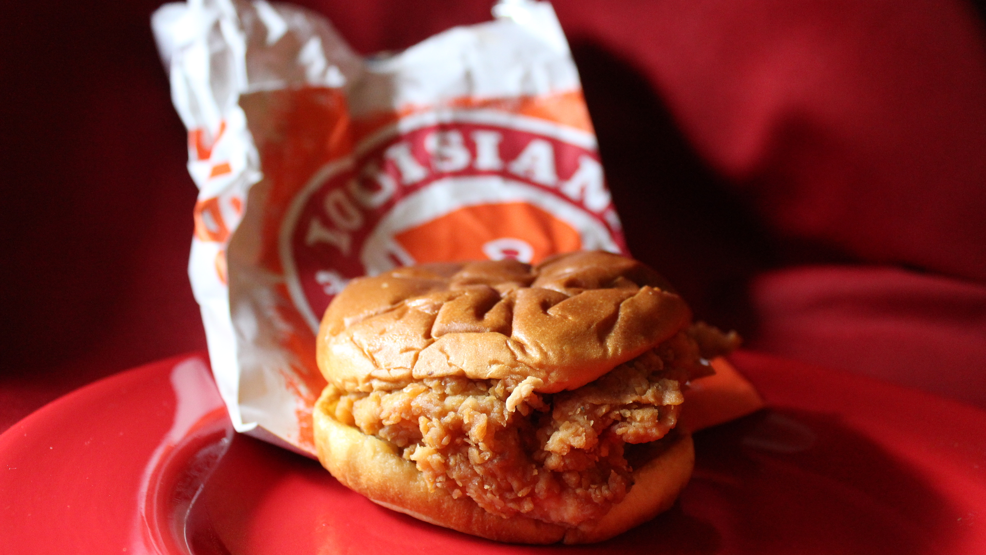 Popeye&rsquo;s Louisiana Chicken&rsquo;s famous chicken sandwich.