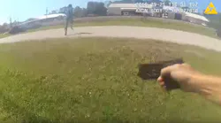 Newly released body camera video shows a Flagler County Sheriff’s deputy chase down and use his TASER to stop a fleeing felon this week.