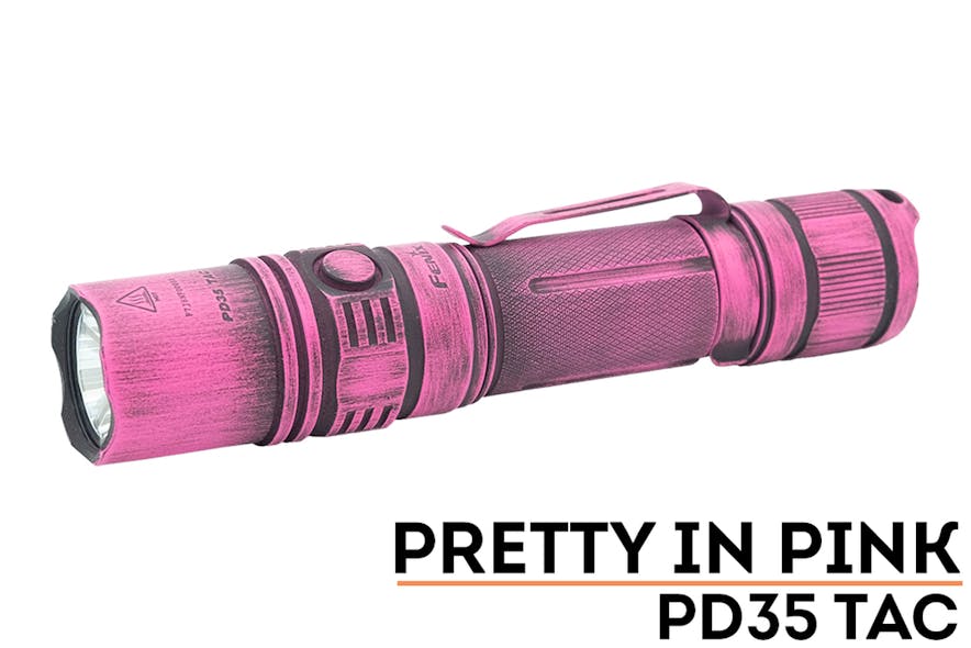 Fenix Pd35 Tac Pretty In Pink Cerakote Finish