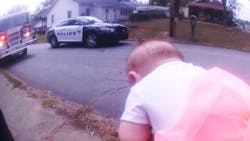 Newly released body camera video shows a Belton Police Cpl. Derrall Foster save a choking four-month-old baby girl earlier this week.