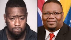 Brenden Tyler Burns, left, and Special Agent De'Greaun 'Dee' Frazier Brenden Tyler Burns, left, and Special Agent De'Greaun 'Dee' Frazier