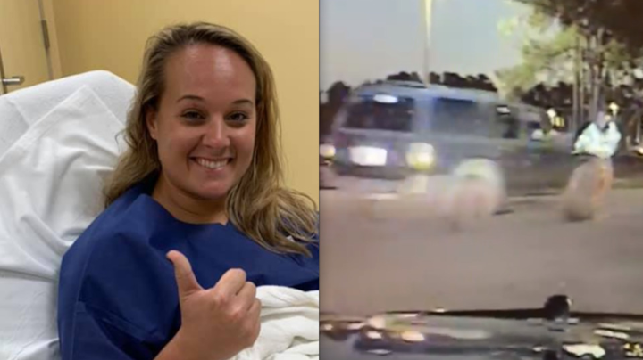 Kershaw County Sheriff's Deputy Chelsea Cockrell,who had her blue lights on and was wearing her bright yellow reflective jacket, was directing traffic at Lugoff Elementary School Thursday morning when she was struck by an SUV.