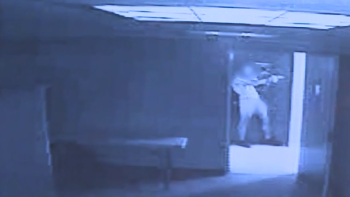 The bullet that struck an NYPD officer in his protective vest during a violent struggle in Harlem with an armed and naked man was fired by the suspect, officials said Thursday.
