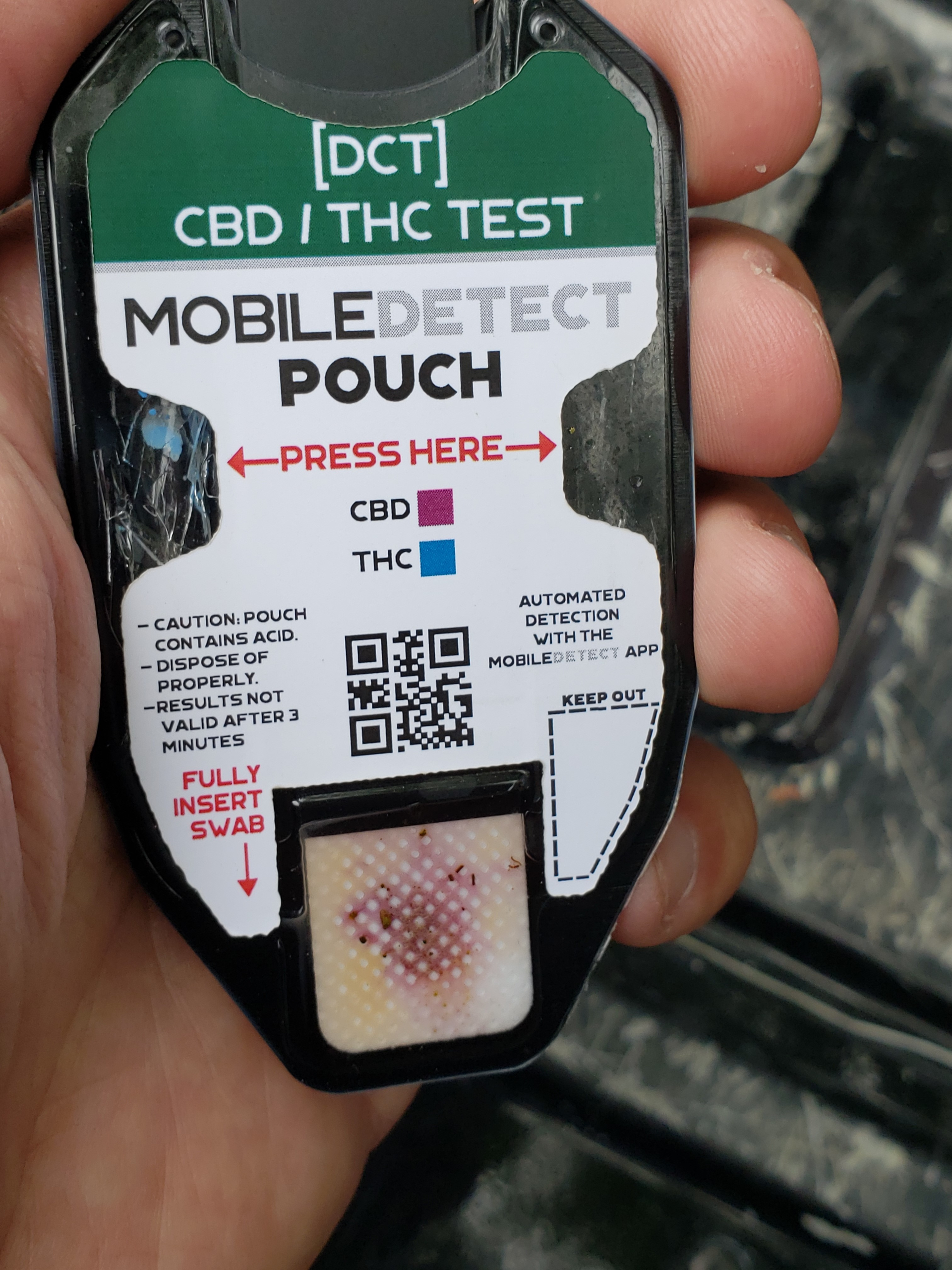 The CBD/THC Differentiation Test Pouch | Officer