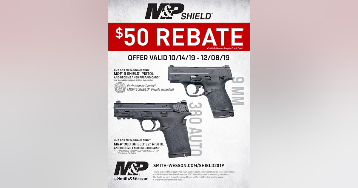 M P Shield Rebate 2023
