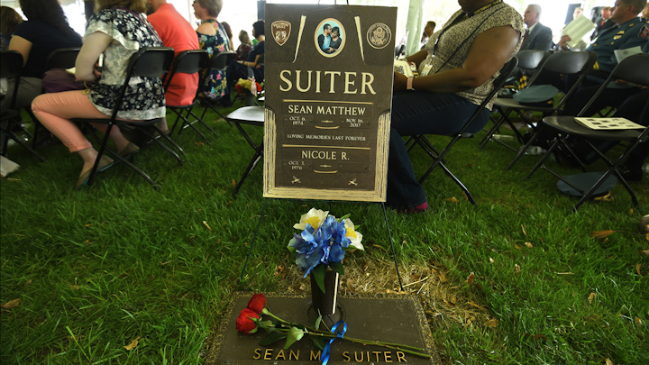 The 33rd annual Fallen Heroes Day ceremony took place at Dulaney Valley Memorial Gardens on May 4, 2018 in Timonium, Md. Baltimore City Detective Sean Suiter was one of the people being honored. A Maryland State Police investigation into Suiter's death found it was a suicide, the city's police commissioner said.