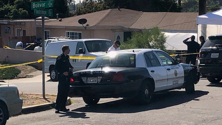 San Diego police are investigating a shooting that killed five members of a family and wounded one more in Paradise Hills on Saturday.
