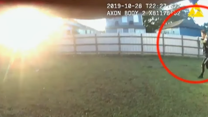 Dramatic body-worn camera video released on Thursday shows an armed burglary suspect shooting at New Orleans Police Department officers in the Lower 9th Ward on Oct. 28 before the officers returned fire, department officials said.