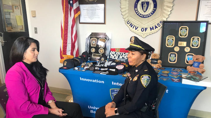 As the horror unfolding Aug. 3 in El Paso was broadcast around the world, a police officer in Boston switched over to coverage on Telemundo and was moved by the story of one 9-year-old boy.