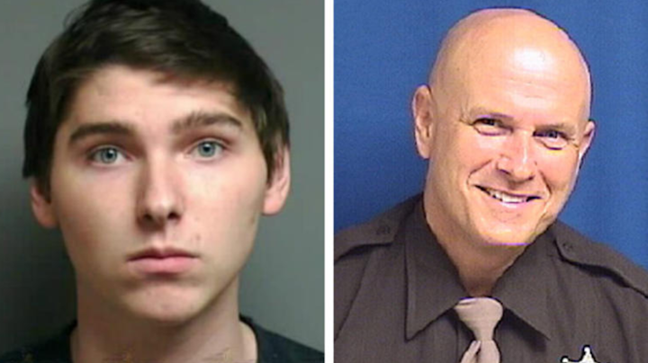 Christopher Berak, left, and Deputy Eric Overall